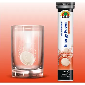 SUNLIFE Energy Power POWER BOOSTER 20 šumivých tablet