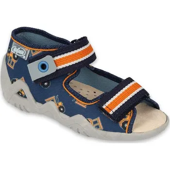 Chlapecké bačkory BEFADO 350P029 chlapecké sandálky kožená stélka 22 350P029_22