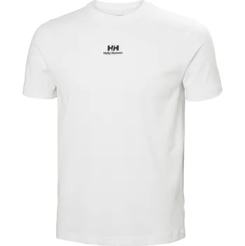 Pánské tričko Pánské Tričko s krátkým rukávem HELLY HANSEN YU PATCH T-SHIRT 53391_001 – Bílá S