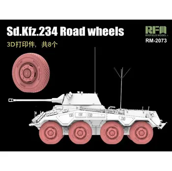 Plastikový model Ryefield model 1/35 Road Wheels for Sd.Kfz. 234 (3D printed)