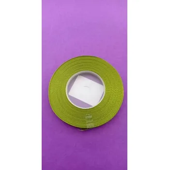 Stuha Saténová stuha zelená 6mm x 32m