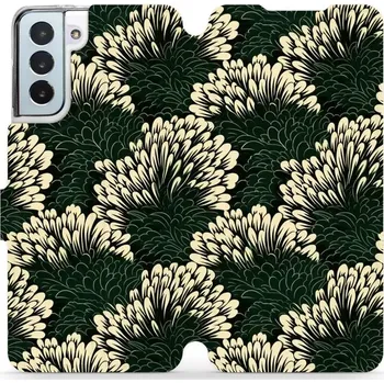 Pouzdro na mobilní telefon Flipové pouzdro Mobiwear - Samsung Galaxy S21 Plus - VA45S Travina (Knížkové flip pouzdro, obal, kryt na mobil Samsung Galaxy S21 Plus - VA45S Travina, materiál Umělá kůže + TPU - ochrana 360°, stojánek, silikonová vanička, magnetické zavírání)