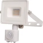 Bílý LED reflektor 10W s pohybovým čidlem Premium - Denní bílá - LED Solution - 434 - 434