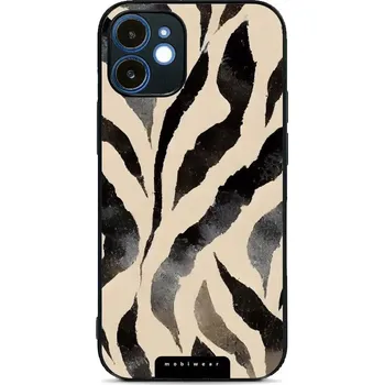 Pouzdro na mobilní telefon Lesklý kryt Mobiwear Glossy - Apple iPhone 12 - GA53G Zebří (Prémiové lesklé pouzdro, obal, kryt Mobiwear Glossy na mobil Apple iPhone 12 - GA53G Zebří, materiál Plast + TPU silikon - krytí po všech stranách, neošoupatelný potisk, tenké provedení, možnost