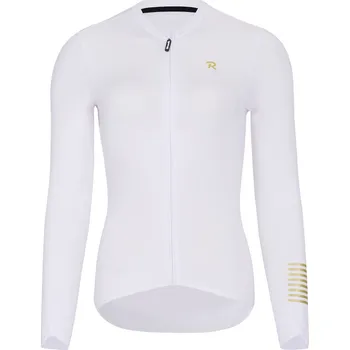 cyklistický dres RIVANELLE Cyklistický dres s dlouhým rukávem letní - VICTORIOUS GOLD ELITE LADY - bílá