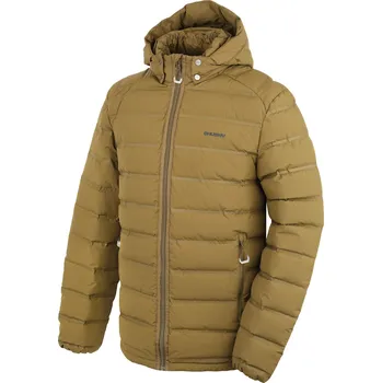 Husky Pánská péřová bunda Donnie M XL, dk. khaki