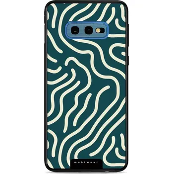 Pouzdro na mobilní telefon Lesklý kryt Mobiwear Glossy - Samsung Galaxy S10e - GA61G Béžové linky (Prémiové lesklé pouzdro, obal, kryt Mobiwear Glossy na mobil Samsung Galaxy S10e - GA61G Béžové linky, materiál Plast + TPU silikon - krytí po všech stranách, neošoupatelný potisk,)