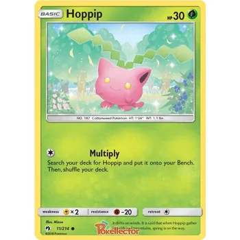 Karetní hra Hoppip 011/214 - Lost Thunder Typ karty: Non-Holo