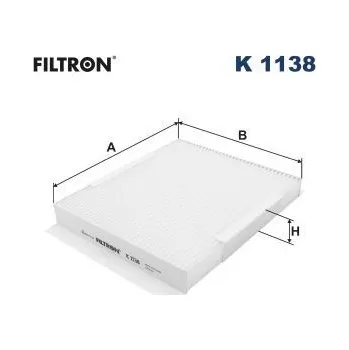 Klimatizace automobilu Filtr, vzduch v interiéru FILTRON K 1138
