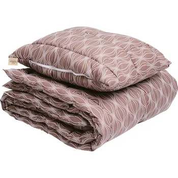 přikrývka SET Letní barevná přikrývka a polštář cibule šedá duté vlákno - 200x220 + 2x 50x70 cm , 100% BAVLNA