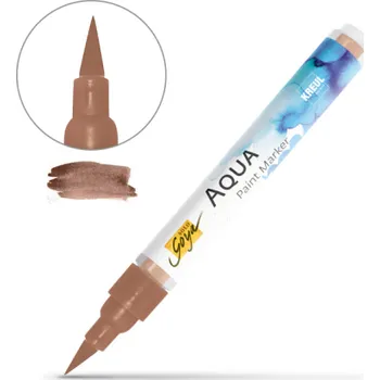 Akvarelové pero se štětcovým hrotem AQUA SOLO GOYA KREUL - hnědé