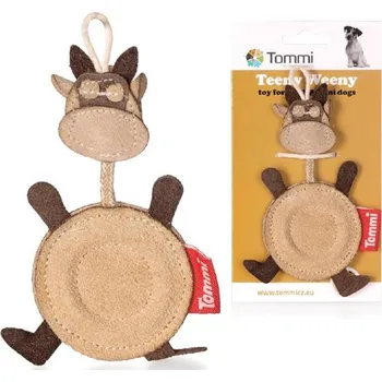 Hračka pro psa Hračka kůže Teeny Weeny Cow 13 cm Tommi