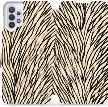 Pouzdro na mobilní telefon Flipové pouzdro Mobiwear - Samsung Galaxy A32 5G - VA52S V koruně stromu (Knížkové flip pouzdro, obal, kryt na mobil Samsung Galaxy A32 5G - VA52S V koruně stromu, materiál Umělá kůže + TPU - ochrana 360°, stojánek, silikonová vanička, magnetické zavírání