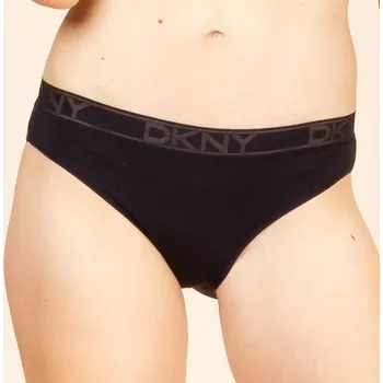 Kalhotky DKNY - Cotton table top kalhotky klasické black XL DK8822