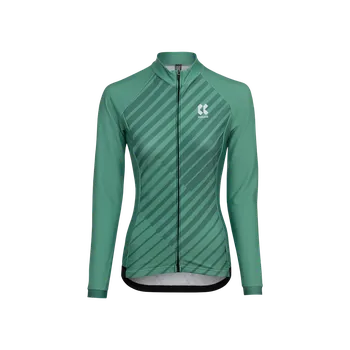 cyklistický dres KALAS MOTION Z4 | Cyklistický dres dlouhý rukáv | Seafoam Green | DÁMSKÝ | Velikost: 1