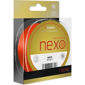 Delphin NEXO 8 / fluo oranžová 0,12mm 7,5kg 130m