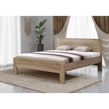 Postel BMB Postel Ella Family oblá - imitace dřeva Dekor: Akát, Výška hlavového čela: 105 cm, Rozměr: 90 x 200 cm