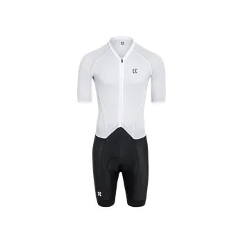 cyklistický dres KALAS PASSION Z3 | Kombinéza krátký rukáv VERANO | white | Velikost: 4