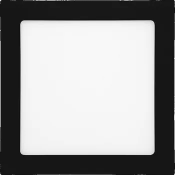 LED panel Černý vestavný LED panel hranatý 225 x 225mm 18W - Studená bílá - T-LED