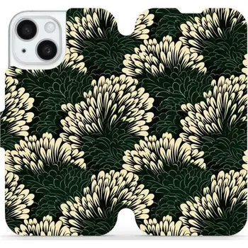 Pouzdro na mobilní telefon Flipové pouzdro Mobiwear - Apple iPhone 15 - VA45S Travina (Knížkové flip pouzdro, obal, kryt na mobil Apple iPhone 15 - VA45S Travina, materiál Umělá kůže + TPU - ochrana 360°, stojánek, silikonová vanička, magnetické zavírání)
