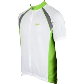 cyklistický dres Eigo Logic pánský cyklistický dres s krátkým rukávem zeleno/ bílý - XXL JRSMLOGICGREEN