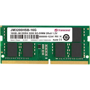 Operační paměť Transcend paměť 16GB (JetRam) SODIMM DDR4 3200 2Rx8 CL22