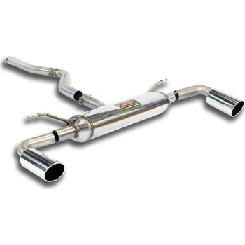 Střední díl výfuku Spojovací trubka + zadní díl výfuku pravá ∅90 mm - levá ∅90 mm Supersprint 984004