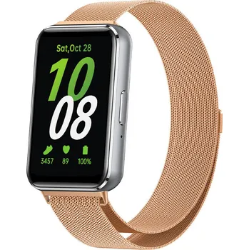 Příslušenství k chytrým hodinkám eses Milánský tah pro Samsung Galaxy Fit 3 - Růžovo zlatý