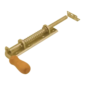 Tesařské kování Zástrč pružinová s dřev. koncovkou 260 x 50 mm WSP 260 (8621)