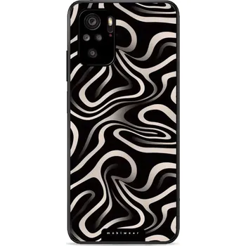 Pouzdro na mobilní telefon Lesklý kryt Mobiwear Glossy - Xiaomi Redmi Note 10 / 10S - GA63G Vlnky a linky (Prémiové lesklé pouzdro, obal, kryt Mobiwear Glossy na mobil Xiaomi Redmi Note 10 / 10S - GA63G Vlnky a linky, materiál Plast + TPU silikon - krytí po všech stranách,)