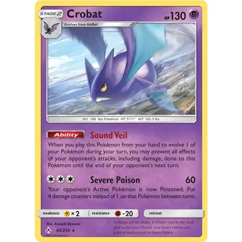 Sběratelská karetní hra Crobat 066/214 - Unbroken Bonds Typ karty: Reverse Holo