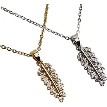 Řetízek Dámský řetízek s přívěskem ve tvaru listu