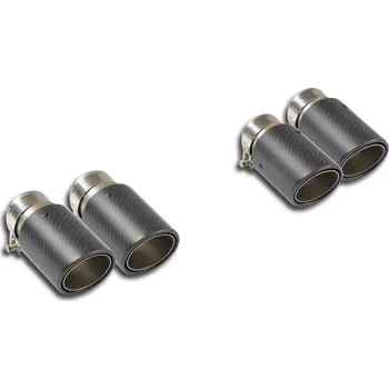 Koncovka výfuku Sada koncovek výfuku, pravá ∅90 mm - levá ∅90 mm – KARBON Supersprint 989696