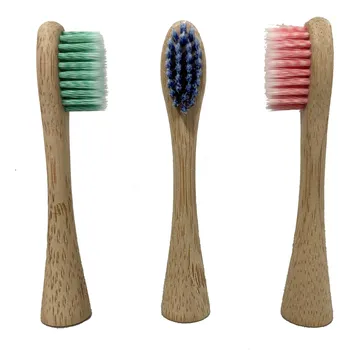 Elektrický zubní kartáček DentiCare Bambusové hlavice měkké, 3ks