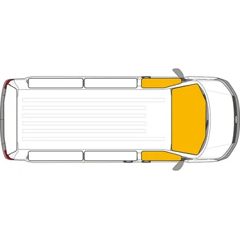 Příslušenství ke karavanu CARBEST Vnitřní termoclony na šroubovací přísavky pro různé typy vozidel - přední část Varianta: VW Caddy 2004 - 2020
