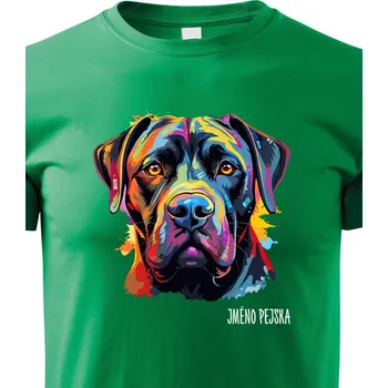 Chlapecké tričko Dětské tričko Cane Corso, Barva Zelená, Velikost 146 cm/10 roků, Canvas Dětské tričko 2439