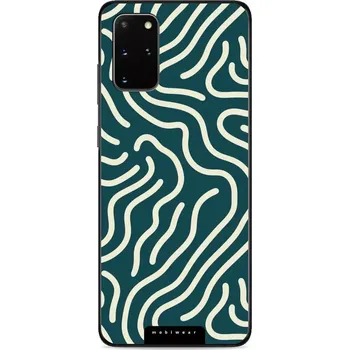 Pouzdro na mobilní telefon Lesklý kryt Mobiwear Glossy - Samsung Galaxy S20 Plus - GA61G Béžové linky (Prémiové lesklé pouzdro, obal, kryt Mobiwear Glossy na mobil Samsung Galaxy S20 Plus - GA61G Béžové linky, materiál Plast + TPU silikon - krytí po všech stranách, neošoupatelný)