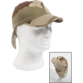 Klobouk ARMÁDNÍ ORIGINÁL FRANCIE Čepice pouštní bojová F2 s clonou zátylku Daguet CCE Desert Cizinecká Legie Francie originál Vyberte velikost: 57