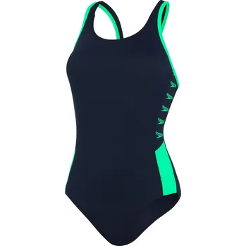 Dámské plavky Dámské Jednodílné plavky SPEEDO BOOM LOGO SPL MSBK AF 8-12900H135 – Tmavě modrá 34