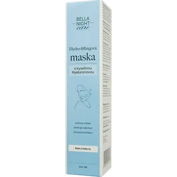 Pleťová maska Bella NIGHT Care Hydro-liftingová maska s kyselinou hyaluronovou 100 ml