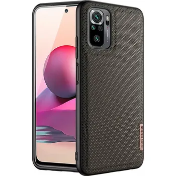 Pouzdro na mobilní telefon Elegantní pouzdro Dux Ducis Fino Nylon na mobil Xiaomi Redmi Note 10 / 10S - Zelené (Silikonový kryt či obal Dux Ducis Fino Nylon na mobilní telefon v nylonovém provedení Xiaomi Redmi Note 10 / 10S - Zelené)