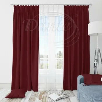 Dante Látka Blackout UNI 135 tmavě červená na závěsy, polštářky - 280 cm