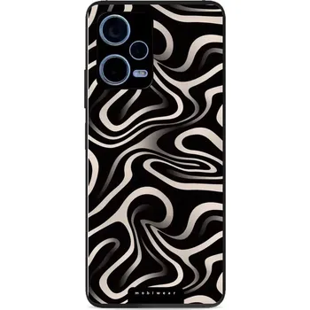 Pouzdro na mobilní telefon Lesklý kryt Mobiwear Glossy - Xiaomi Redmi Note 12 Pro 5G - GA63G Vlnky a linky (Prémiové lesklé pouzdro, obal, kryt Mobiwear Glossy na mobil Xiaomi Redmi Note 12 Pro 5G - GA63G Vlnky a linky, materiál Plast + TPU silikon - krytí po všech stranách,)