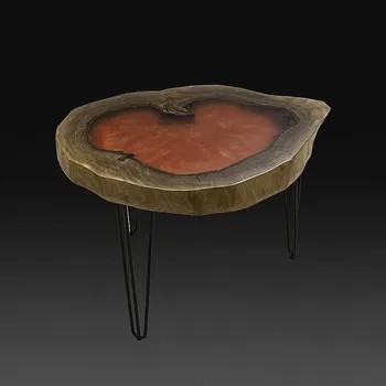 Jídelní stůl Designový epoxidový stůl + dřevo - EPOX002cer