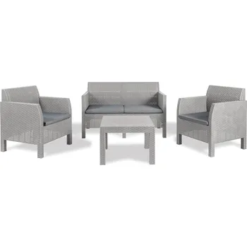 Zahradní sestava Toomax MATILDE 4 SEATER zahradní plastový set - šedá