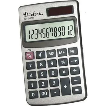 Kalkulačka Kalkulačka kapesní "GVZ-155", 12místný displej, VICTORIA