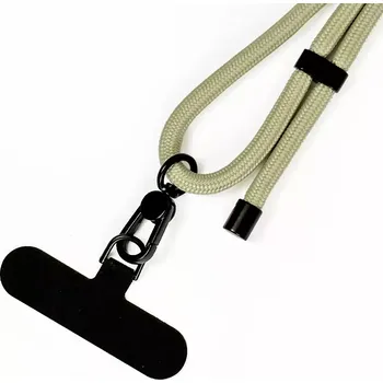 Pouzdro na mobilní telefon Univerzální dlouhý popruh / šňůrka Crossbody iSaprio přes rameno nebo kolem krku - Olivová (Popruh iSaprio přes rameno nebo kolem krku vytvoří z pouzdra obal crossbody)