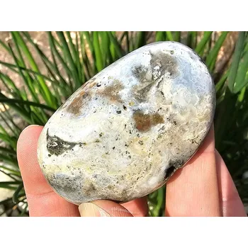 Přírodní kámen Jaspis oceánový leštěný Madagaskar 97g