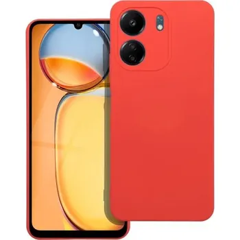 Pouzdro na mobilní telefon Forcell Silicone Lite, Xiaomi Redmi 13C, červený