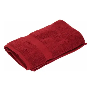 Osuška DOMOLETTI FROTÉ, 50×30 cm, tmavě červená